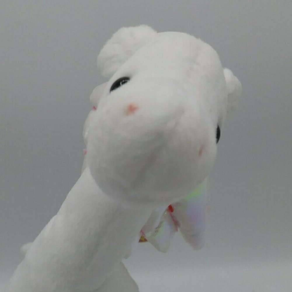 Vintage #4088 1995 TY Magic the White Dragon Wings Hand & Tush Tags Retired EUC - Picture 3 of 12